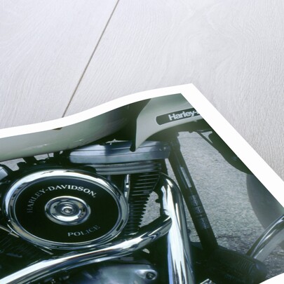 Engine of 1994 Harley Davidson police bike by Unknown