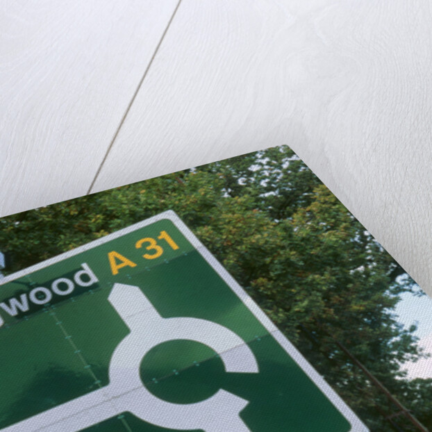 Road sign. A road by Unknown