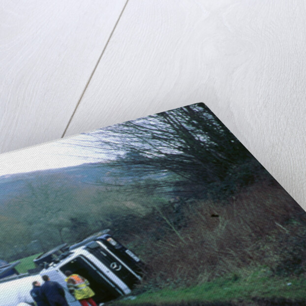 1997 Mercedes tanker road accident by Unknown