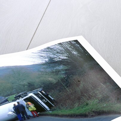 1997 Mercedes tanker road accident by Unknown
