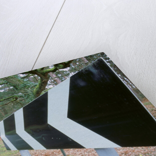 Chevron Road sign by Unknown