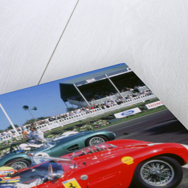 Ferrari on starting grid.1998 Goodwood revival by Unknown