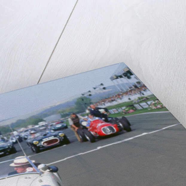 1998 Goodwood revival.MGA police car,on  starting grid by Unknown