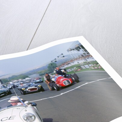 1998 Goodwood revival.MGA police car,on  starting grid by Unknown