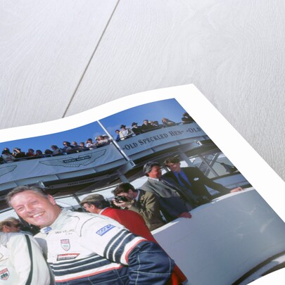 Racing driver Barry Williams by Unknown