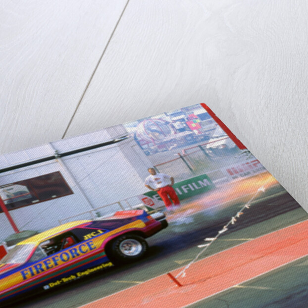 1994 Dragster racing at Santa Pod by Unknown