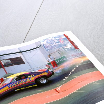 1994 Dragster racing at Santa Pod by Unknown