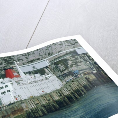 Car ferry At Dover by Unknown