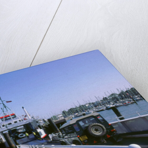 Lymington Car Ferry bound for Yarmouth, Isle of Wight, 2000 by Unknown