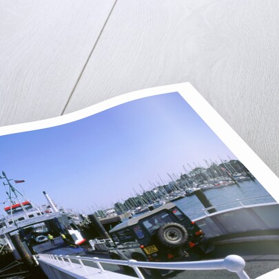 Lymington Car Ferry bound for Yarmouth, Isle of Wight, 2000 by Unknown