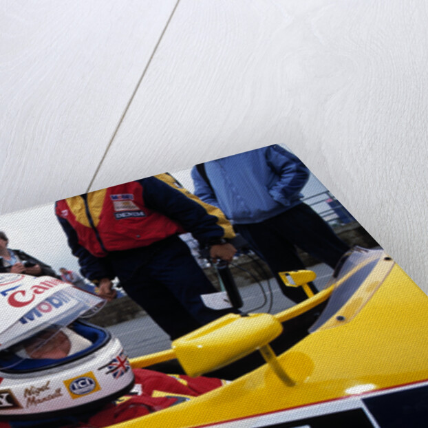 Nigel Mansell. by Unknown