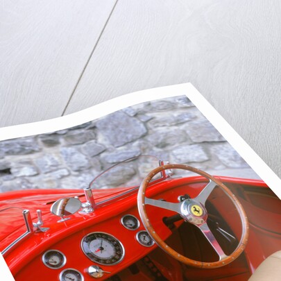 1949 Ferrari 166 Barchetta interior by Unknown