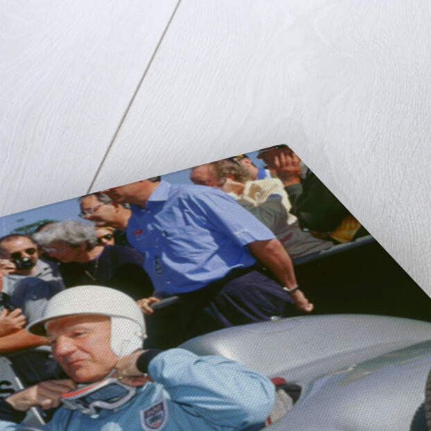 Stirling Moss prepares for the off. Goodwood festival of speed by Unknown
