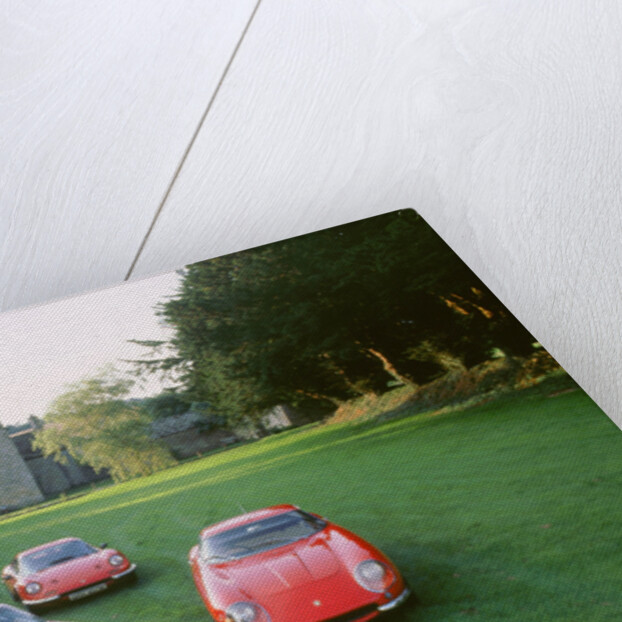 Ferrari group. Ferari Daytona 365GTB,246 Dino and 275 GTB by Unknown