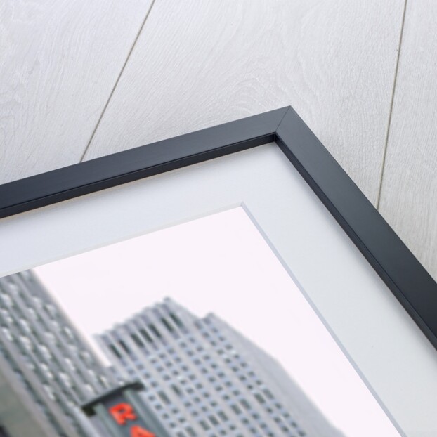 New York street scene,Radio City music hall by Unknown