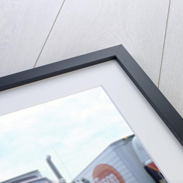 American Trucks at Truckstop in USA by Unknown