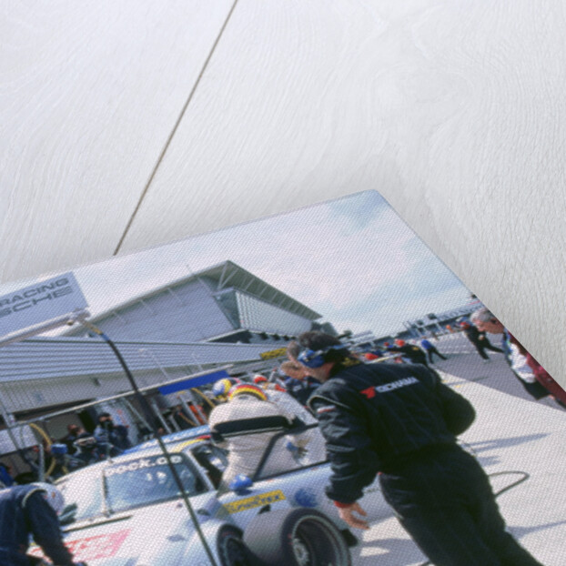 1999 Porsche 911 GT2 in pits.FIA GT Silverstone 500 by Unknown