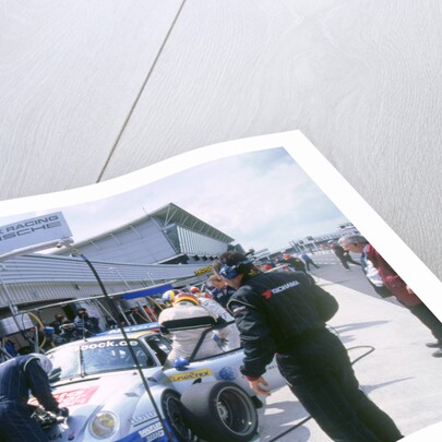 1999 Porsche 911 GT2 in pits.FIA GT Silverstone 500 by Unknown