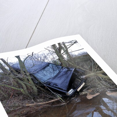 Fiat Panda crashed by Unknown