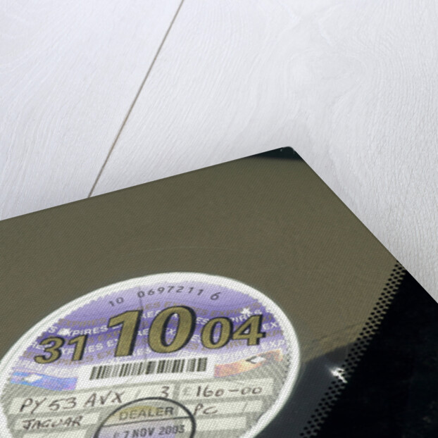 UK Tax Disc by Unknown