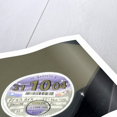 UK Tax Disc by Unknown