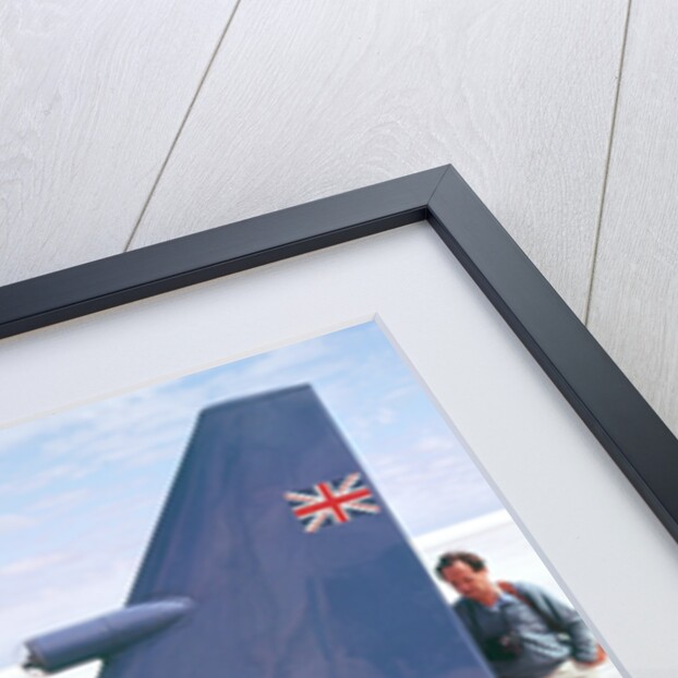 Donald Campbell examines Bluebird, Lake Eyre, Australia, 1960s by Unknown