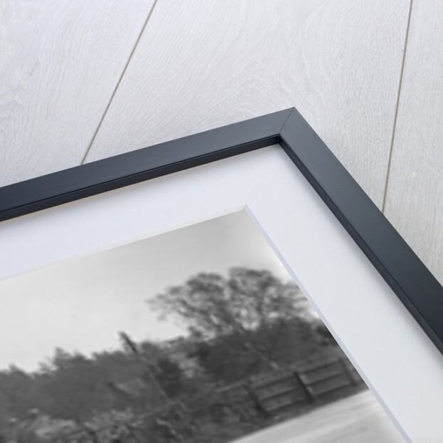 Morris, Morgan and Crouch cars on the start line of a motor race, Brooklands, 1914 by Bill Brunell