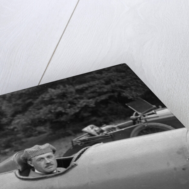 Andre Lombard in a Salmson 1100 cc, Brooklands by Bill Brunell