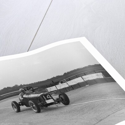 ERA and Maserati at Brooklands by Bill Brunell