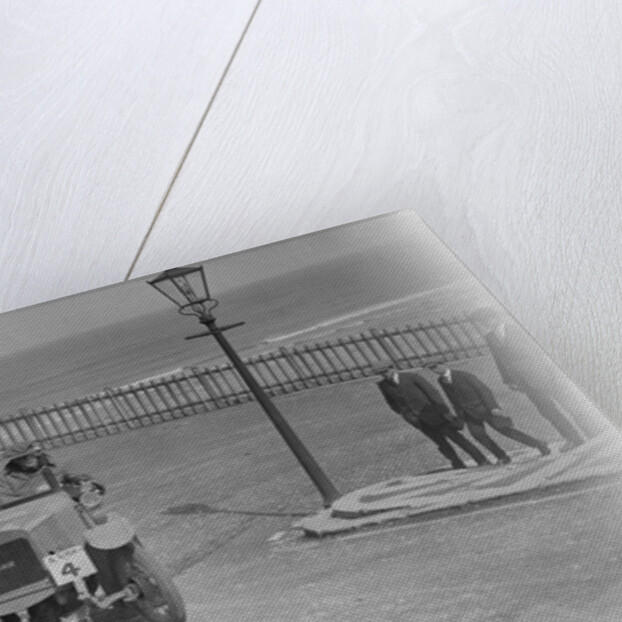 Pilot car at the seaside by Bill Brunell