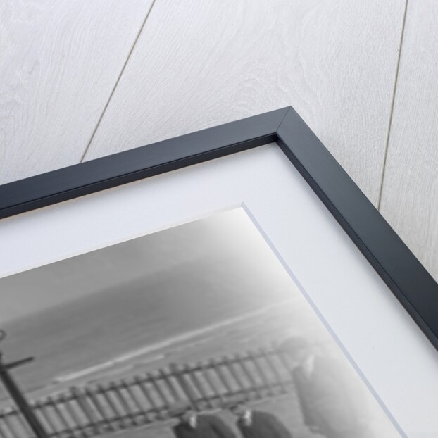 Pilot car at the seaside by Bill Brunell