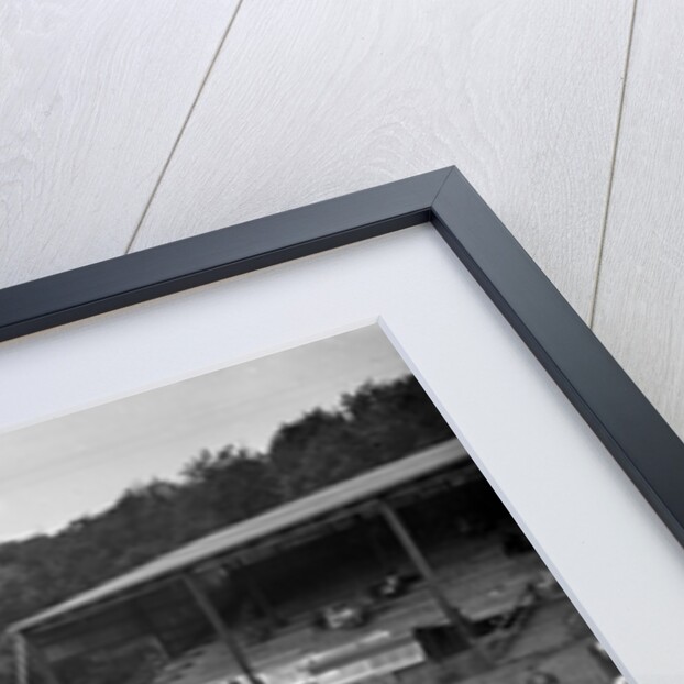 Motor race at Donington Park, Leicestershire, 1936 by Bill Brunell