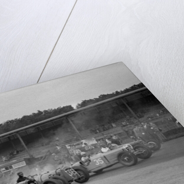 Race meeting at Donington Park, Leicestershire, 1936 by Bill Brunell