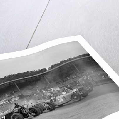 Race meeting at Donington Park, Leicestershire, 1936 by Bill Brunell