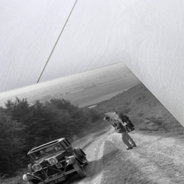 1933 Talbot 75 2276 cc competing in a Talbot CC trial by Bill Brunell