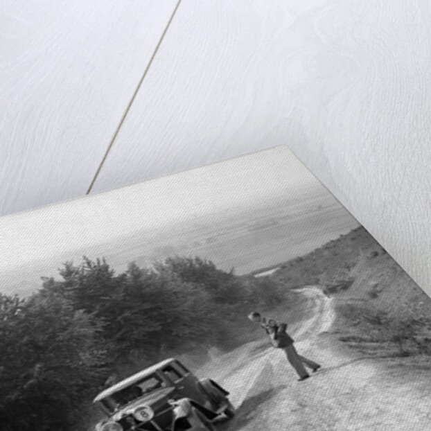 Talbot 75 2276 cc competing in a Talbot CC trial by Bill Brunell