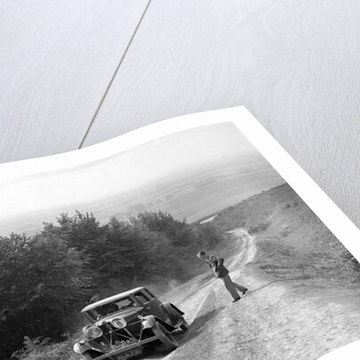 Talbot 75 2276 cc competing in a Talbot CC trial by Bill Brunell