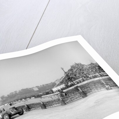 Riley 1985 cc negotiating the chicane at the JCC International Trophy, Brooklands, 2 May 1936 by Bill Brunell