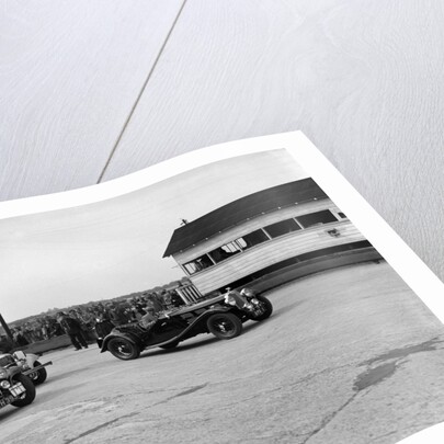 Triumph and Alvis cars at the MCC Members Meeting, Brooklands, 10 September 1938 by Bill Brunell