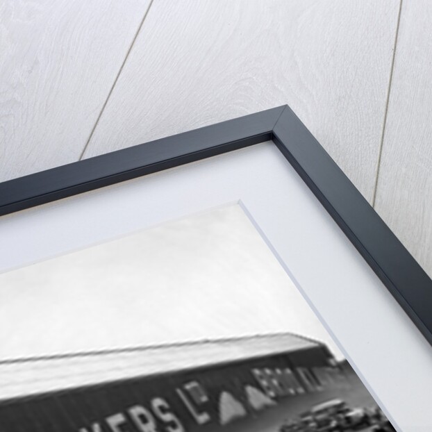 Cars racing at the MCC Members Meeting, Brooklands, 10 September 1938 by Bill Brunell