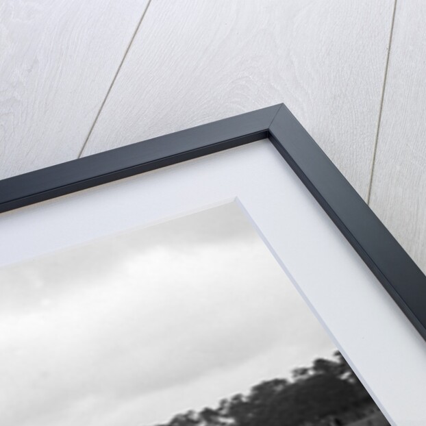 Cars racing through the chicane, JCC Members Day, Brooklands, 8 July 1939 by Bill Brunell