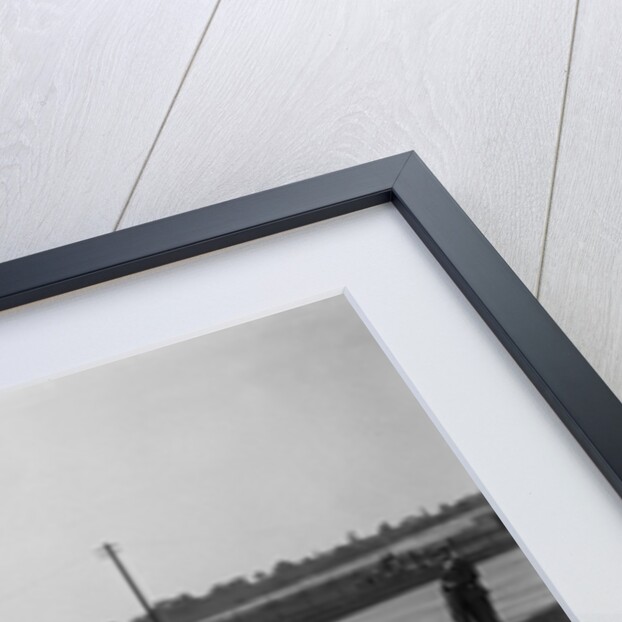 Cars racing at the BARC Meeting on the Campbell Circuit, Brooklands, 15 October 1938 by Bill Brunell