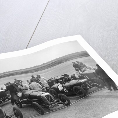 Frazer-Nash, Samson and Riley cars at an Inter-Club Meeting, Brooklands, 20 June 1931 by Bill Brunell