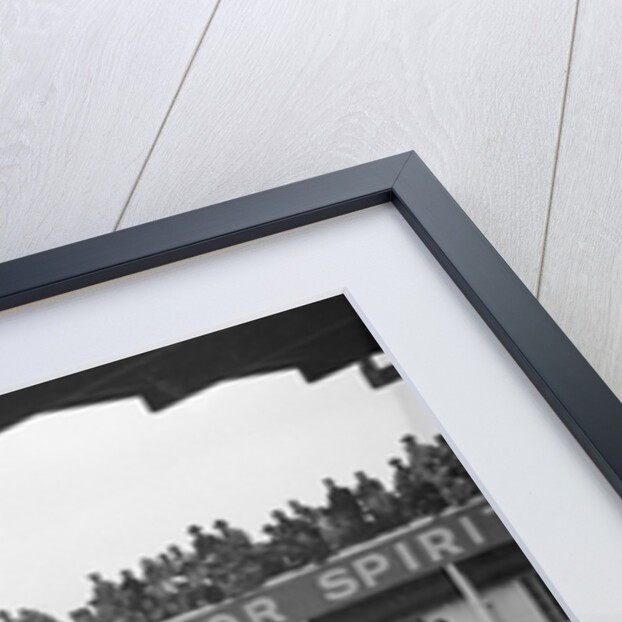 Cars at the start of a race at a JCC Meeting, Brooklands by Bill Brunell