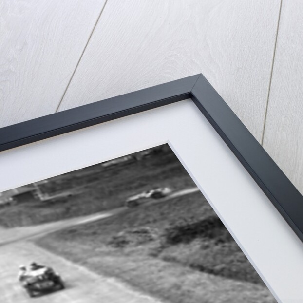 Two MG M types passing a broken down 1928 Alta Prototype, JCC Members Day, Brooklands, 4 July 1931 by Bill Brunell