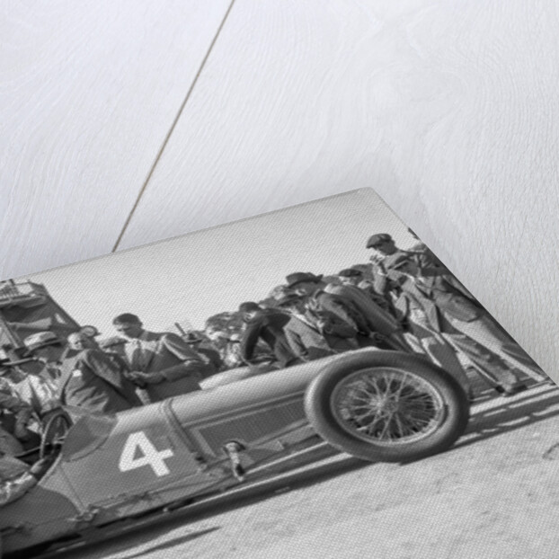 Earl Howe in his Delage GP at the BARC Meeting, Brooklands, 25 May 1931 by Bill Brunell