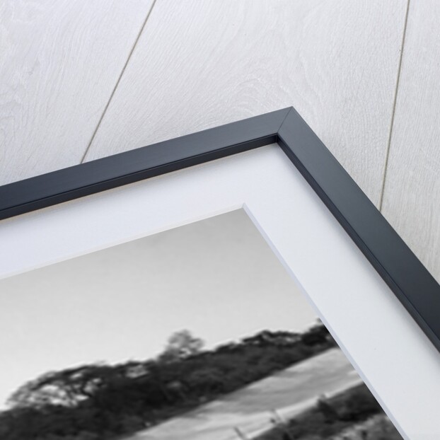 Earl Howe's Delage GP leading ER Hall's Bentley at the BARC Meeting, Brooklands, 25 May 1931 by Bill Brunell