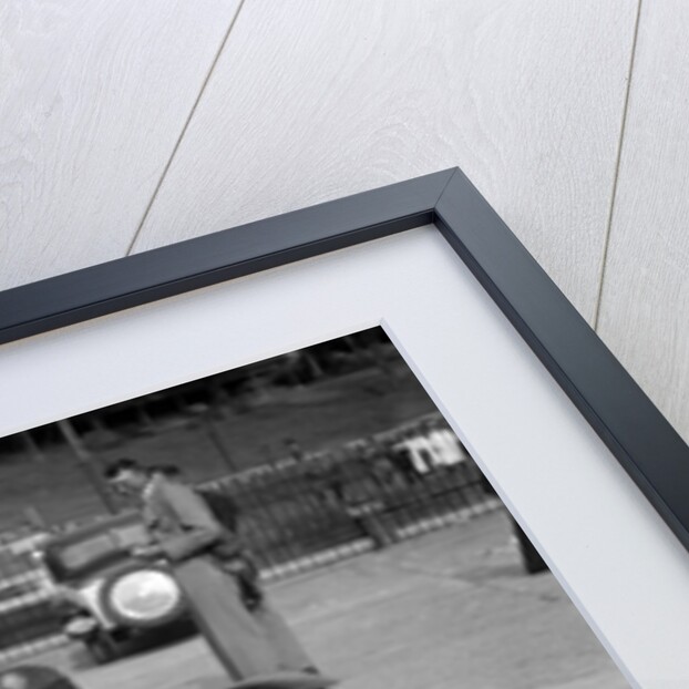 Lea-Francis 1496 cc at Brooklands by Bill Brunell