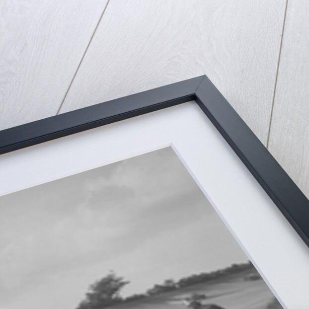 Cars racing on Byfleet Banking during the BRDC 500 Mile Race, Brooklands, 3 October 1931 by Bill Brunell