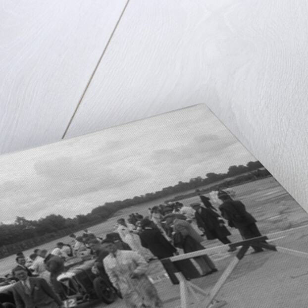 Riley 9, Aston Martin and Salmson at the LCC Relay GP, Brooklands, 25 July 1931 by Bill Brunell